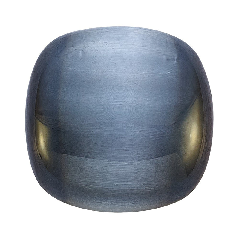 Gemstone ~10X10 Antique Gray Cat?S Eye Buff-Top