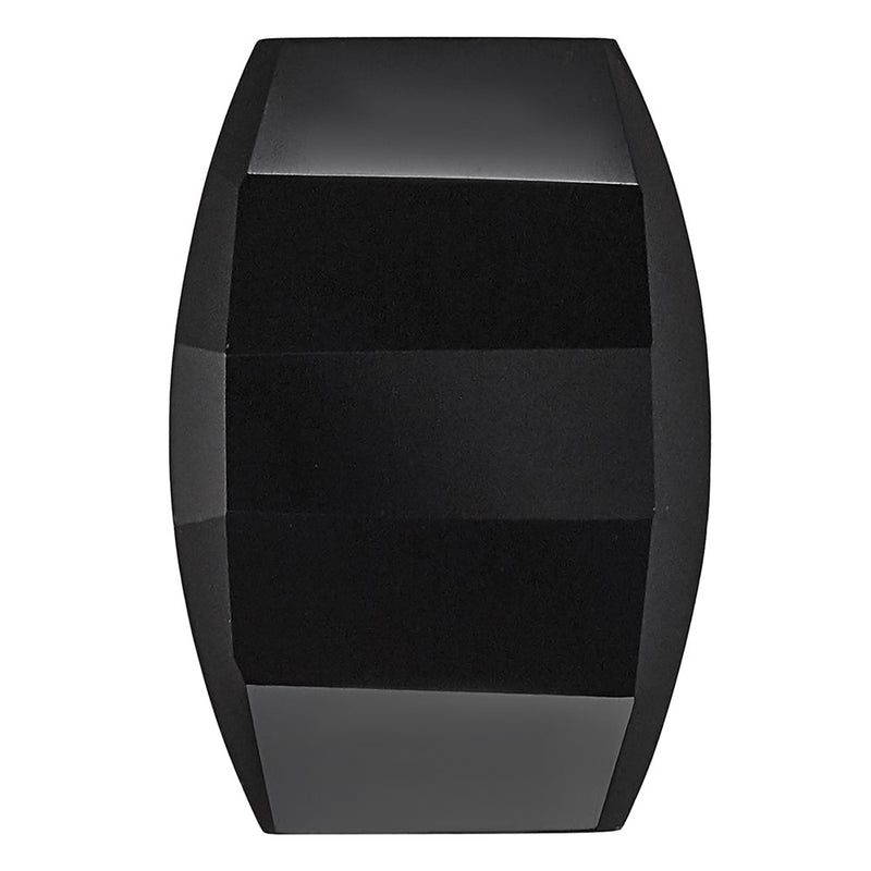 Gemstone Onyx 12mm X 10mm Barrel Black