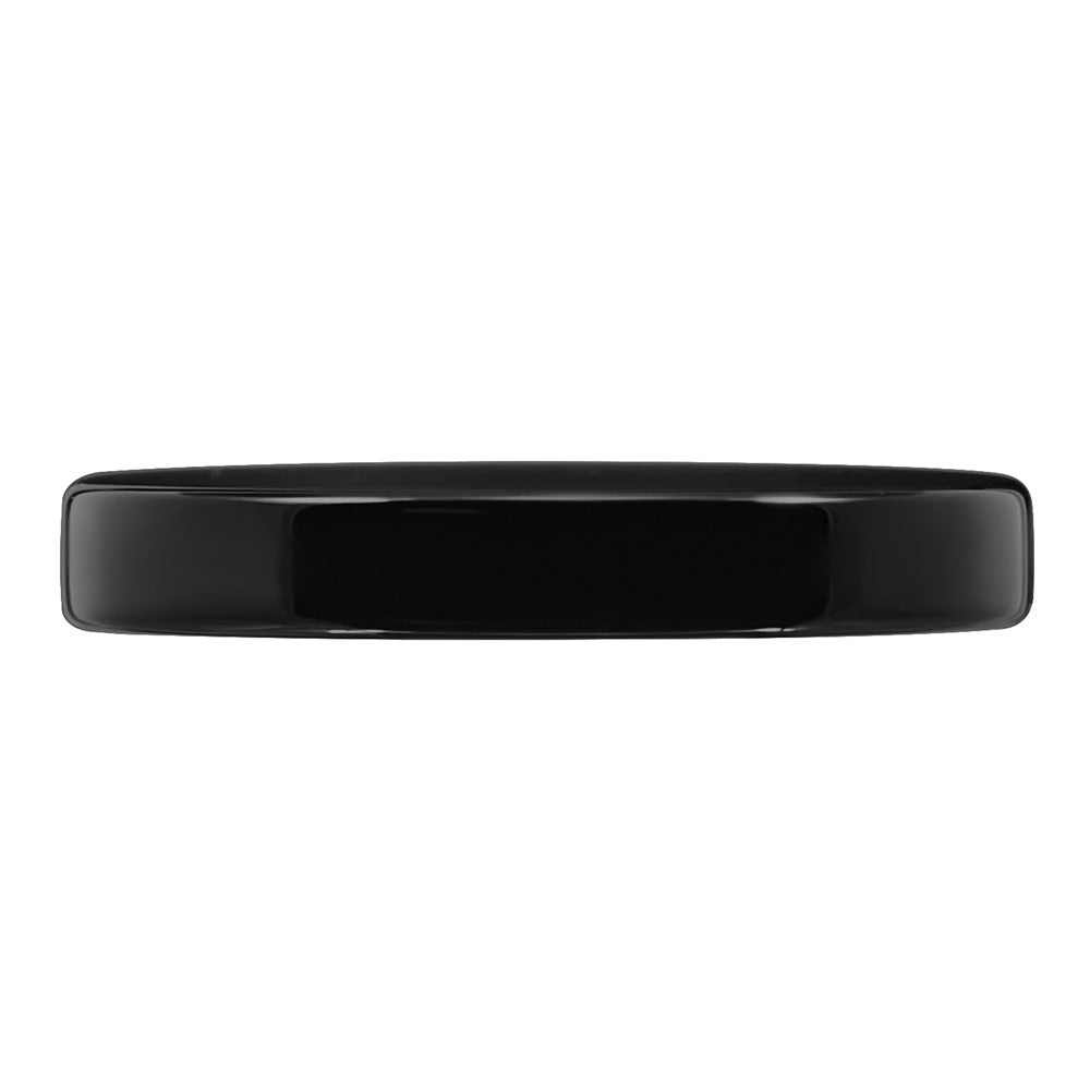Gemstone 12X10 Oval Onyx Flat Top 1.5 mm