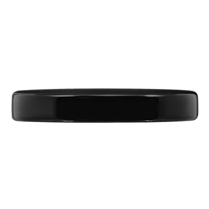 Gemstone 12X10 Oval Onyx Flat Top 1.5 mm