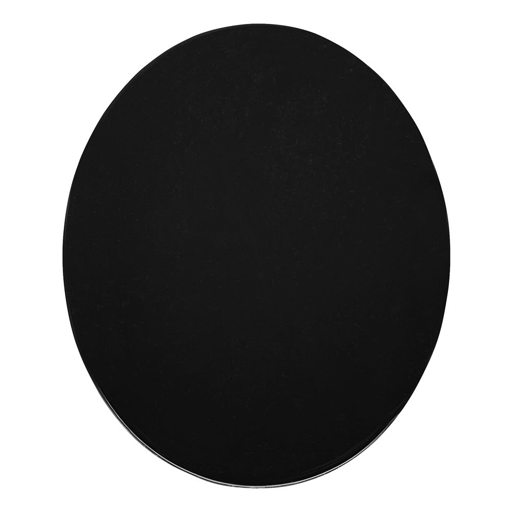 Gemstone 12X10 Oval Onyx Flat Top 1.5 mm
