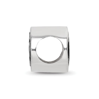 Sterling Silver Logoart 15.25mm Pi Beta Phi Oval Greek Letters Bead