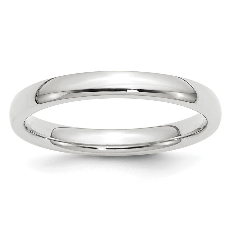 Platinum 3mm Comfort Fit Wedding Band