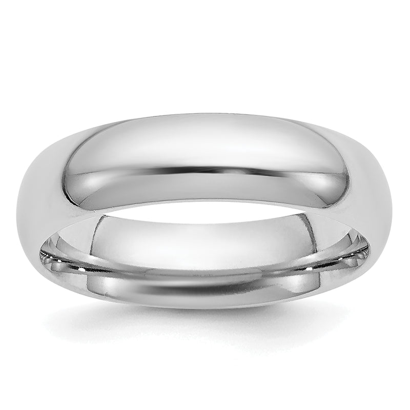 Platinum 5mm Comfort Fit Wedding Band