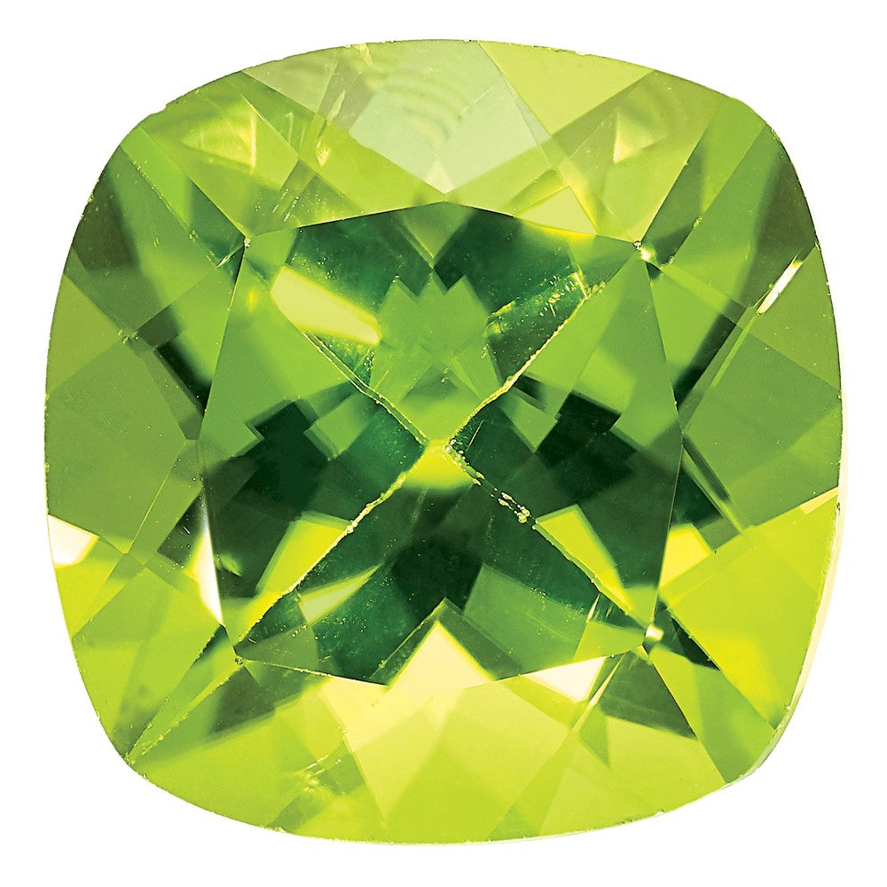 Gemstone Peridot Aa Quality 9mm Antique Cushion