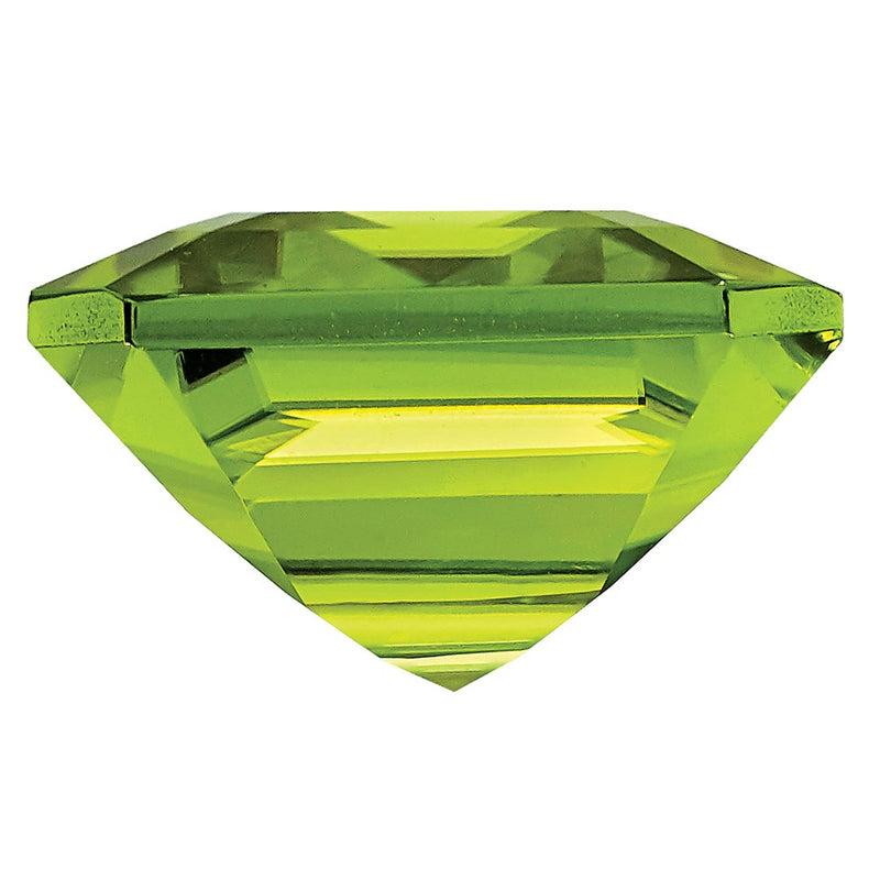 Gemstone Peridot Aa Quality 7X5mm Emerald Cut