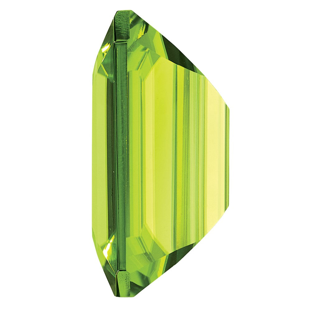 Gemstone Peridot Aa Quality 10X8mm Emerald Cut