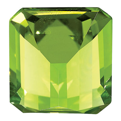 Gemstone Peridot Aa Quality 10X8mm Emerald Cut