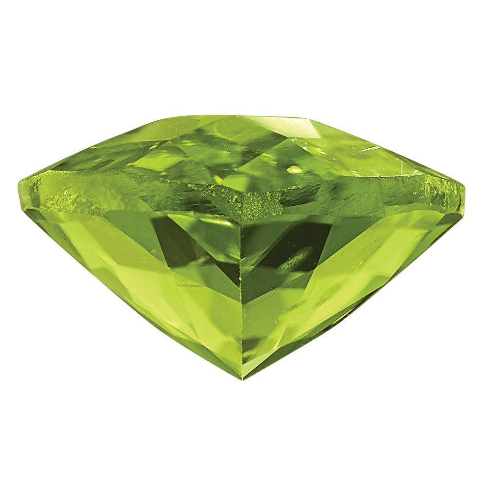 Gemstone Peridot Aa Quality 10X7mm Pear Checkerboard