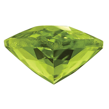 Gemstone Peridot Aa Quality 10X7mm Pear Checkerboard