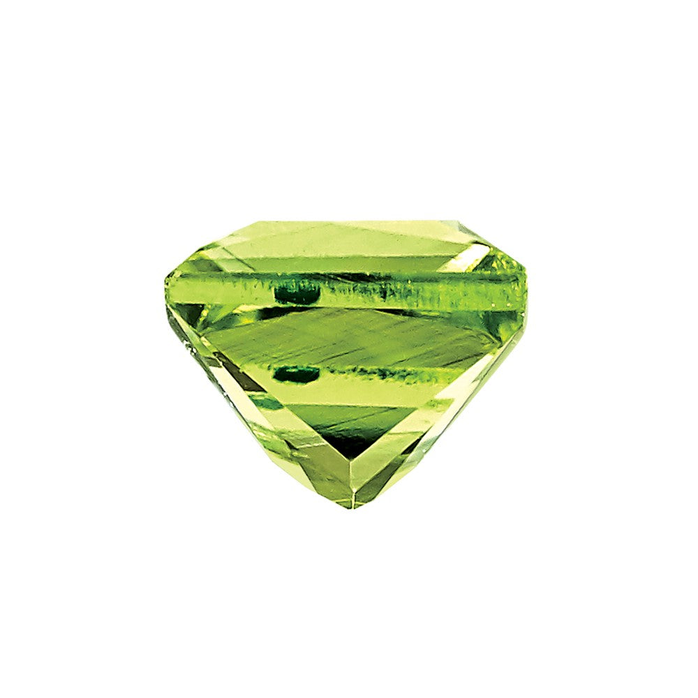 Gemstone Peridot Aa Quality 5mm Square Step-Cut