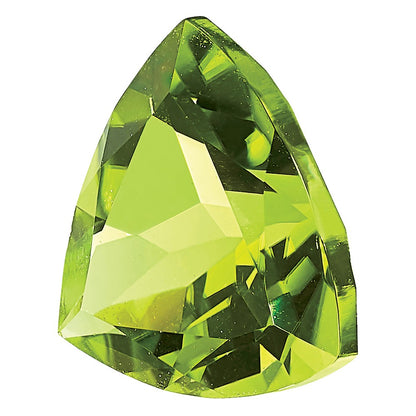 Gemstone Peridot Aa Quality 5mm Trillion