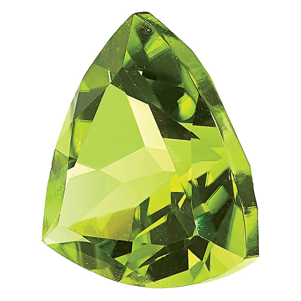 Gemstone Peridot Aa Quality 7mm Trillion