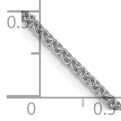 14K White Gold 14 Inch 1.7mm Spiga With Lobster Clasp Chain