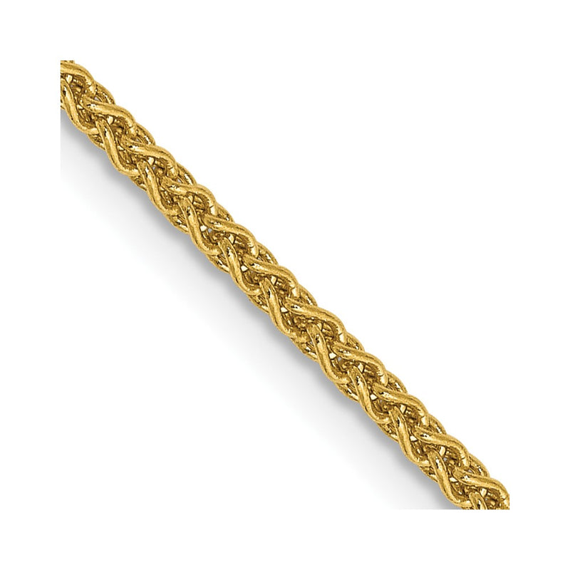 14K Yellow Gold 1.7mm Spiga With Lobster Clasp Chain Necklace