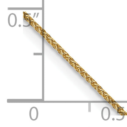 14K Yellow Gold 14 Inch .85mm Spiga With Lobster Clasp Chain