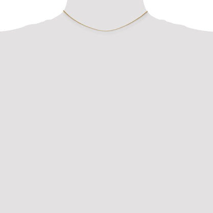14K Yellow Gold 14 Inch .85mm Spiga With Lobster Clasp Chain