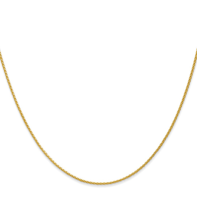 14K Yellow Gold 20 Inch 1.2mm Parisian Wheat With Lobster Clasp Chain Necklace