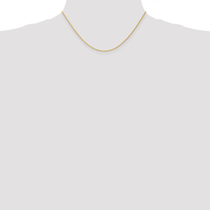 14K Yellow Gold 16 Inch 1.2mm Parisian Wheat With Lobster Clasp Chain Necklace