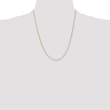 22 Inch 14K 1.55mm Rolo Pendant Chain Necklace