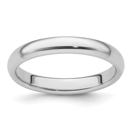 Platinum 3mm Lightweight Comfort Fit Wedding Band
