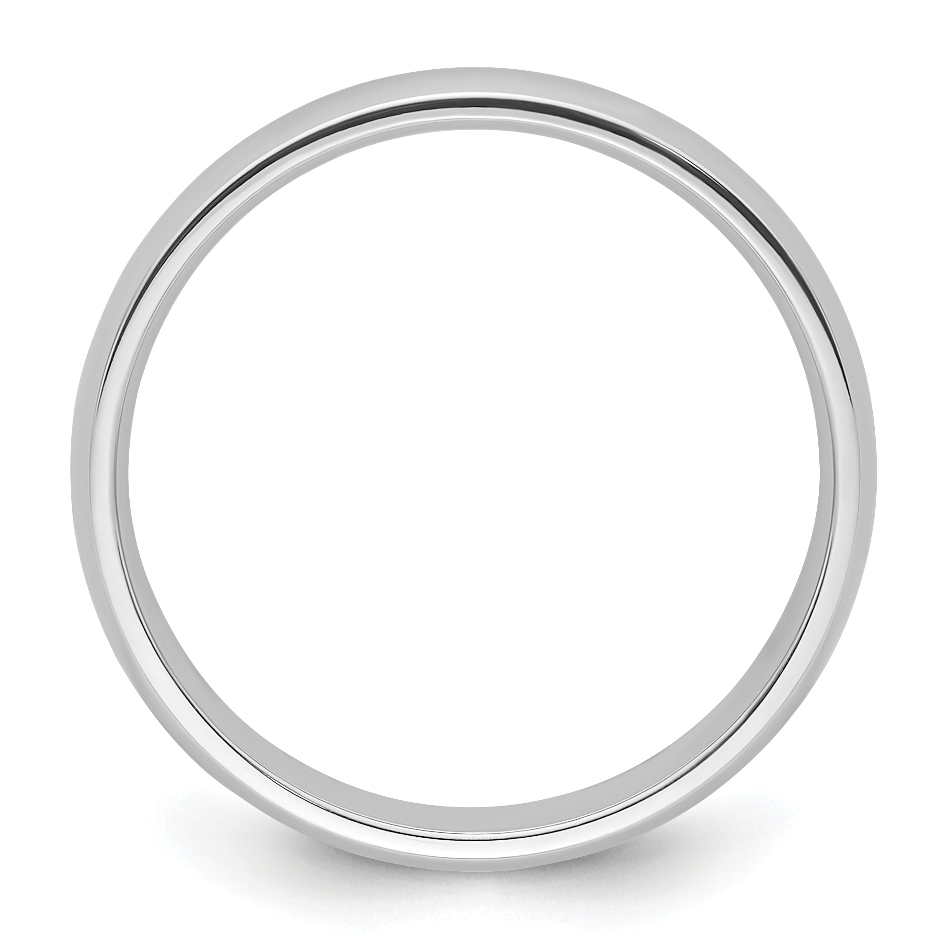 Platinum 4mm Lightweight Comfort Fit Wedding Band