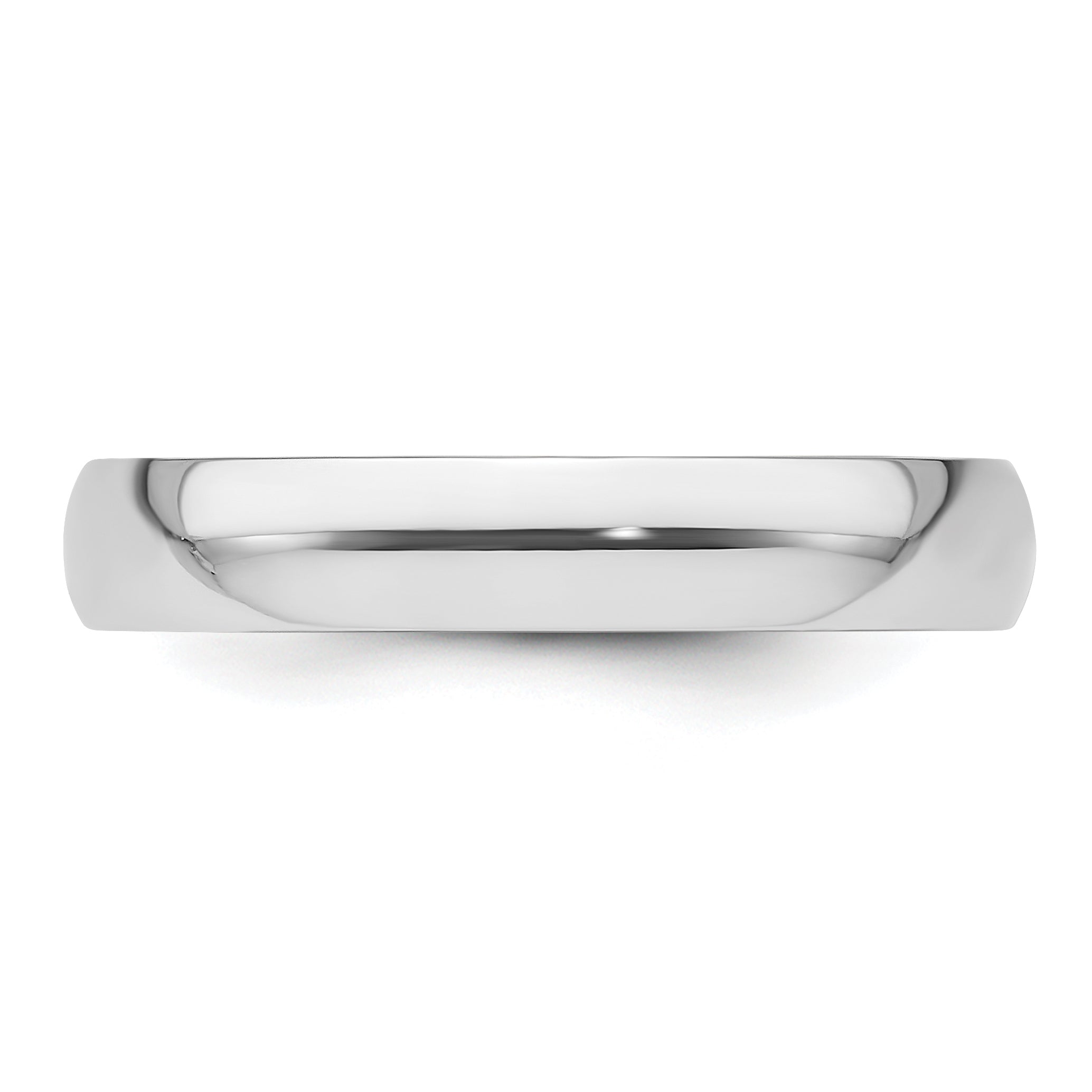 Platinum 4mm Lightweight Comfort Fit Wedding Band