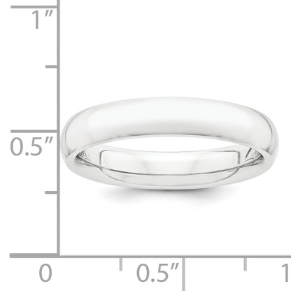 Platinum 4mm Lightweight Comfort Fit Wedding Band