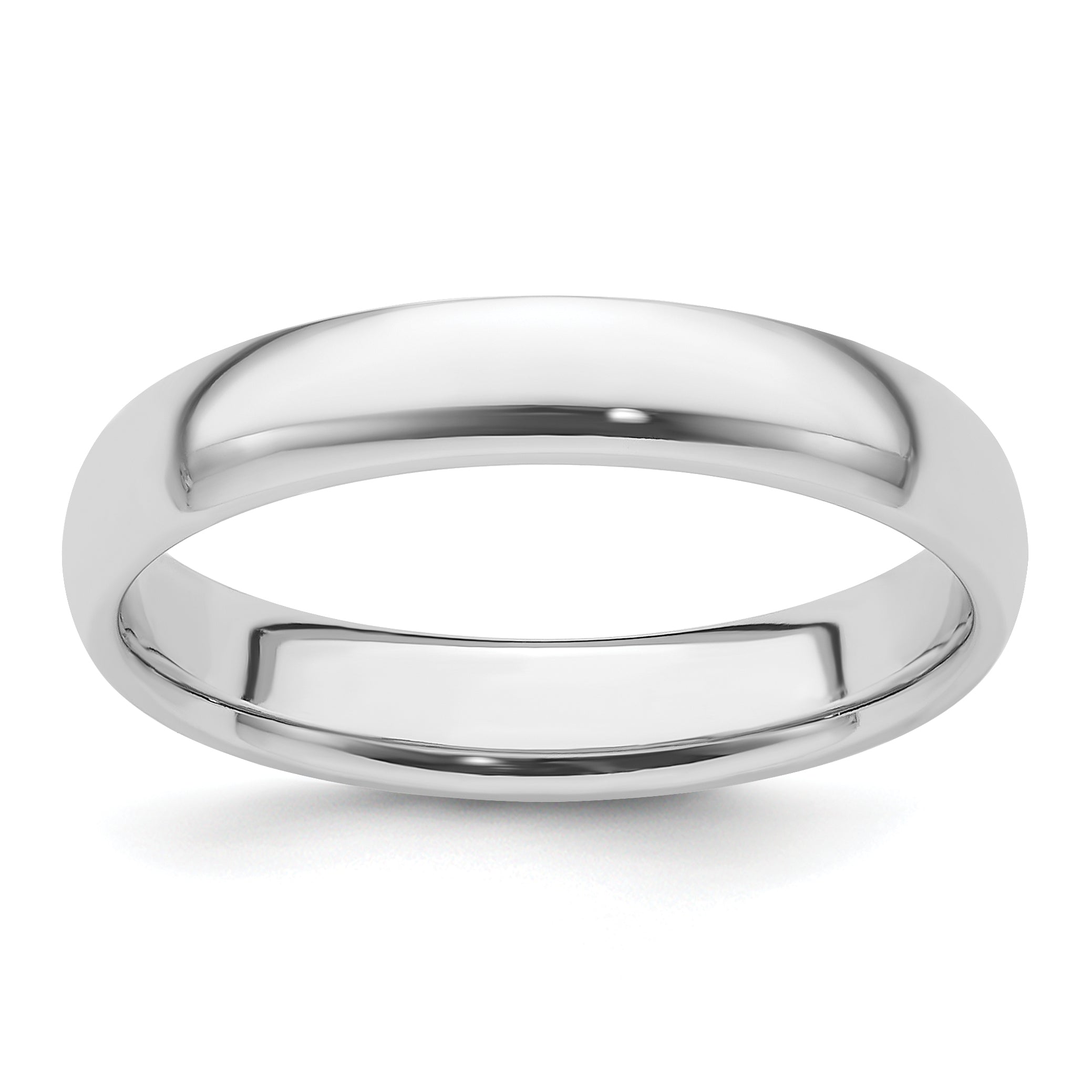 Platinum 4mm Lightweight Comfort Fit Wedding Band