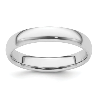 Platinum 4mm Lightweight Comfort Fit Wedding Band