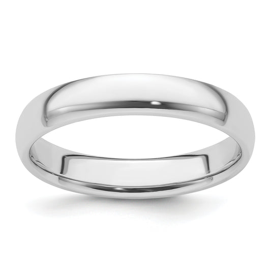 Platinum 4mm Lightweight Comfort Fit Wedding Band