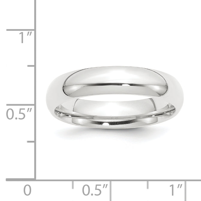 Platinum 5mm Lightweight Comfort Fit Wedding Band