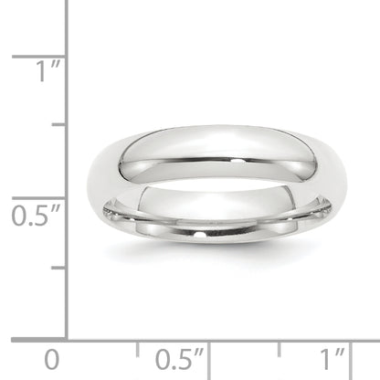 Platinum 5mm Lightweight Comfort Fit Wedding Band