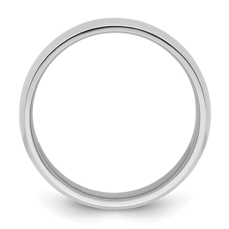 Platinum 8mm Lightweight Comfort Fit Wedding Band