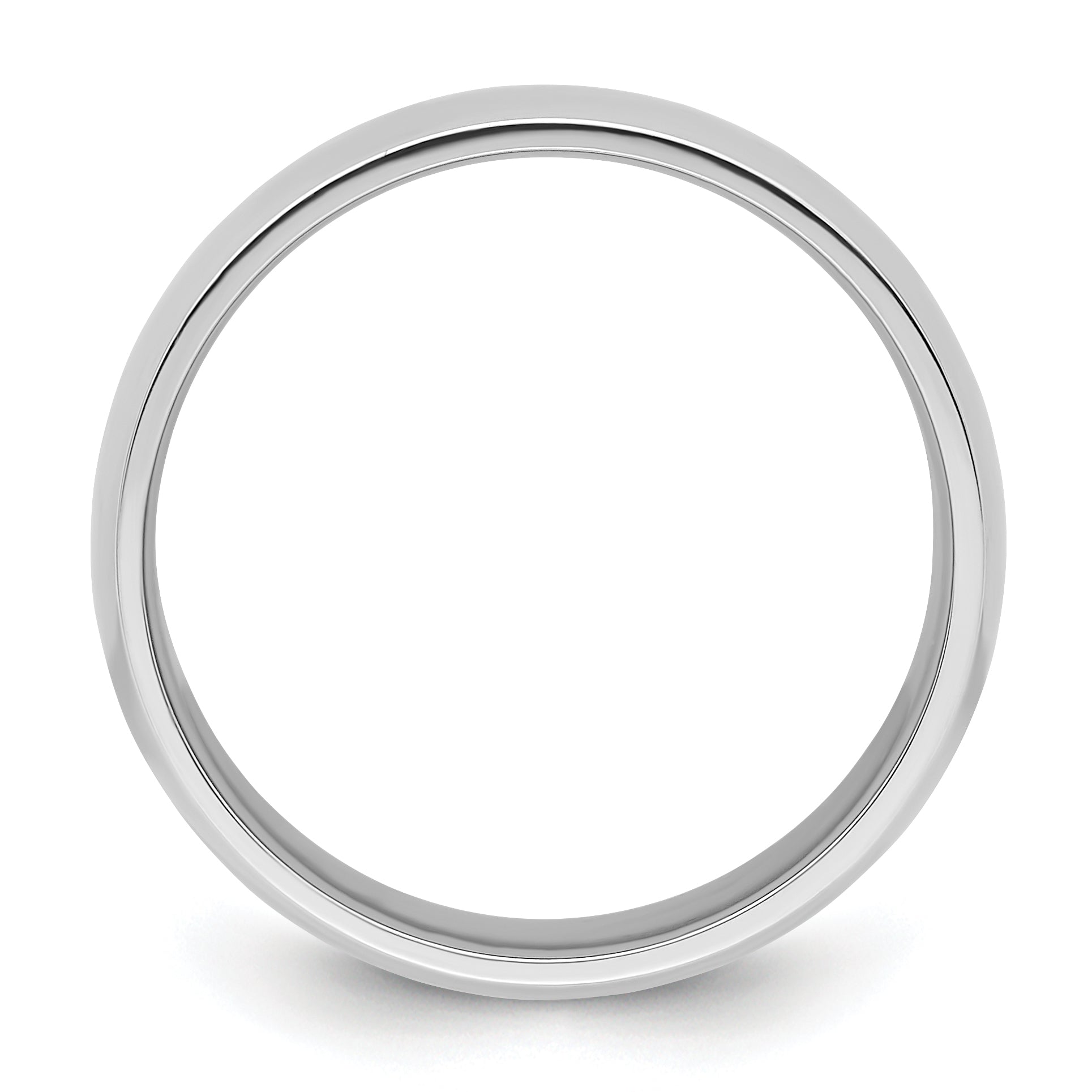 Platinum 8mm Lightweight Comfort Fit Wedding Band