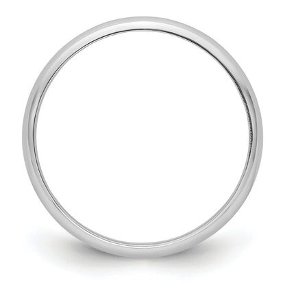 Platinum 3mm Half Round Featherweight Wedding Band