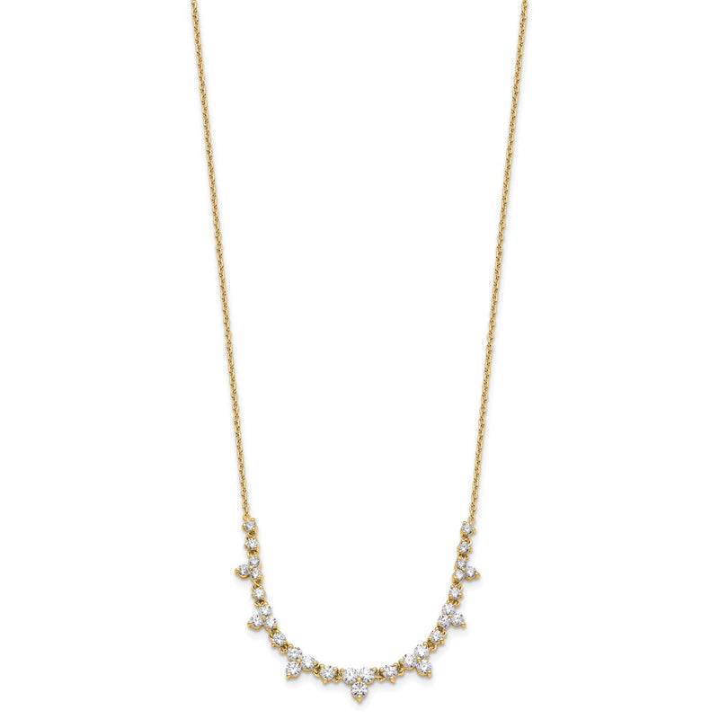 14K Yellow Gold True Origin 1 1/2 Carat Lab Grown Diamond Vs Def 18 Inch Necklace