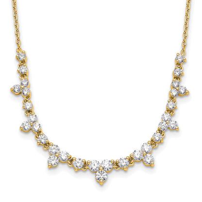 14K Yellow Gold True Origin 1 1/2 Carat Lab Grown Diamond Vs Def 18 Inch Necklace
