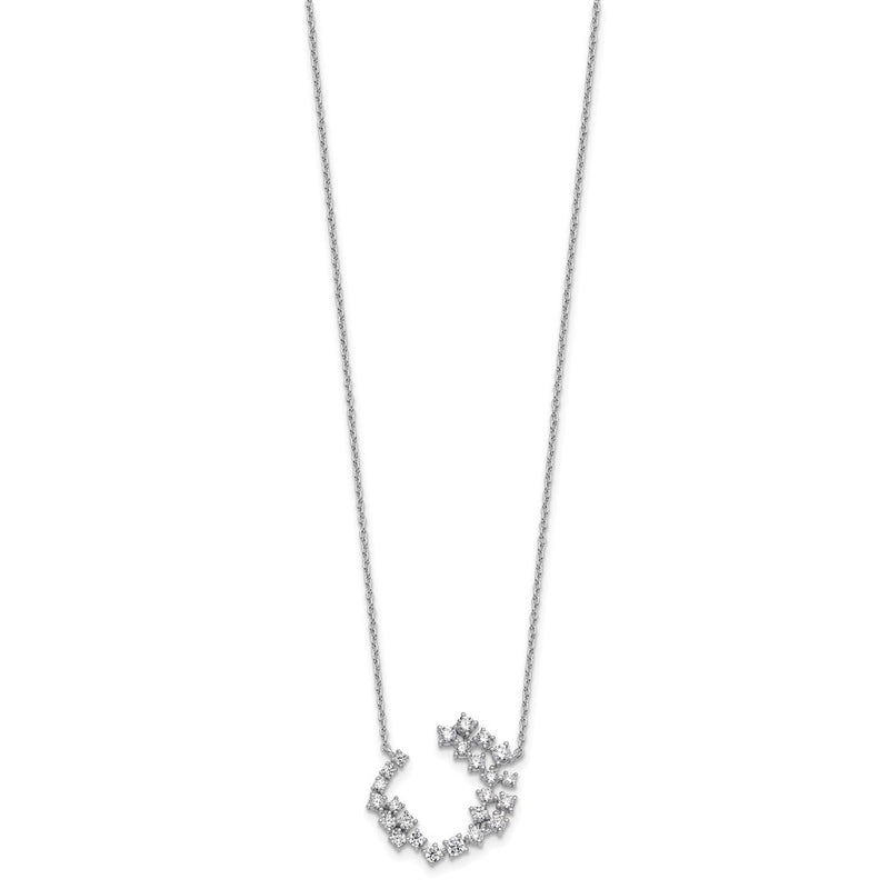 14K White Gold True Origin 1 Carat Lab Grown Diamond Vs Def 18 Inch Fashion Necklace