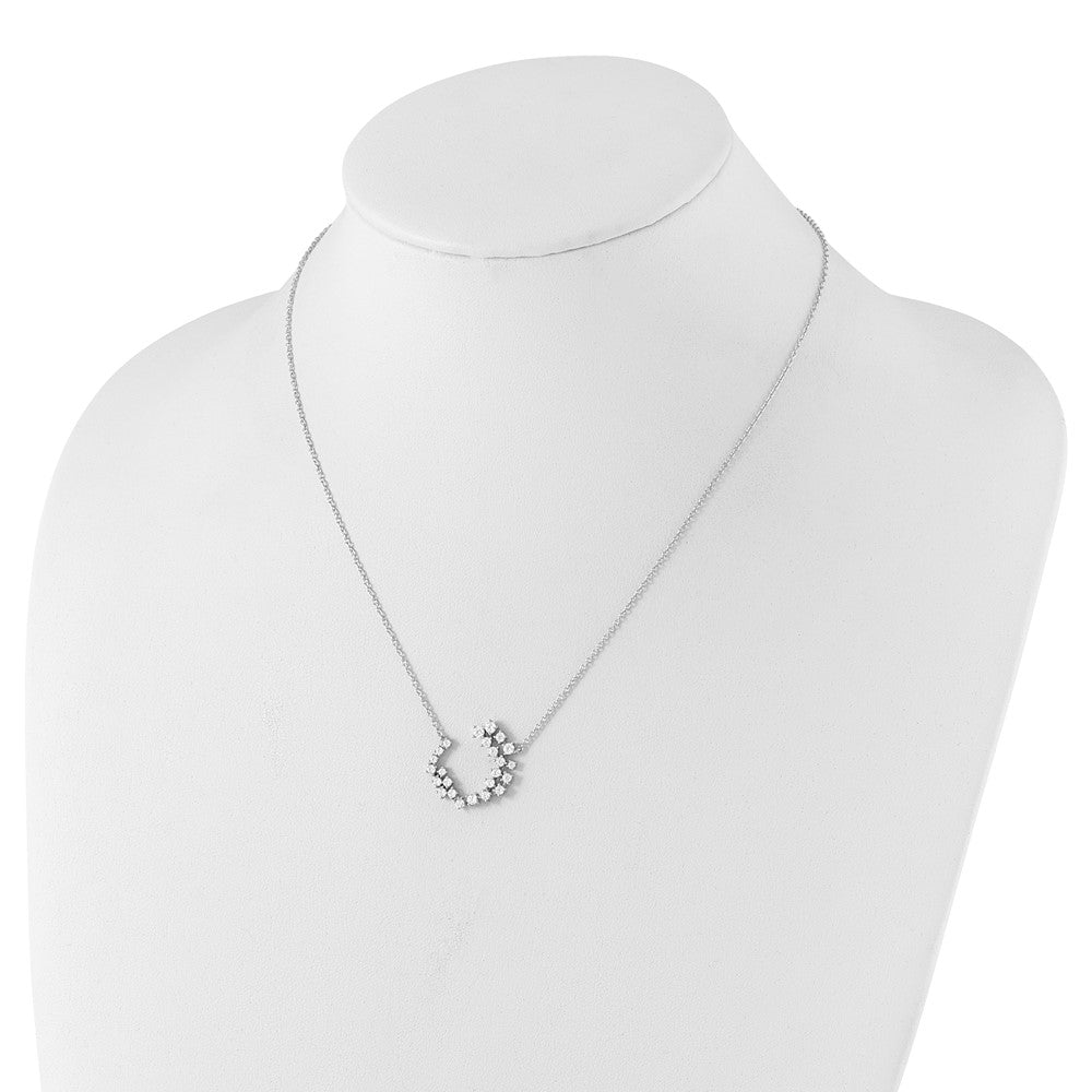 14K White Gold True Origin 1 Carat Lab Grown Diamond Vs Def 18 Inch Fashion Necklace