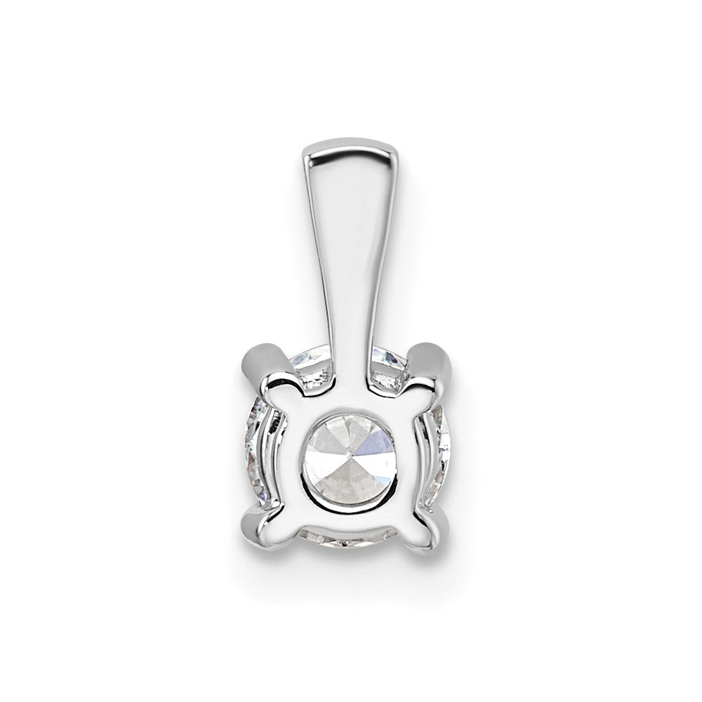 14k White Gold 14k White Gold 1/2 carat Lab Grown Diamond VS+ F+ Round Complete Four Prong Pendant