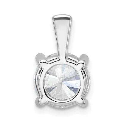 14k White Gold 14k White Gold 2 1/2 carat Lab Grown Diamond VS+ F+ Round Complete Four Prong Pendant