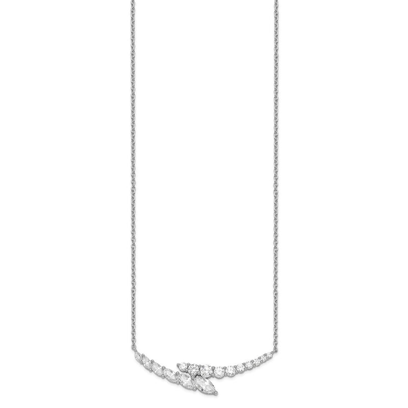 14k White Gold 14kw 3ct VS/SI+ G+ Lab Grown Necklace