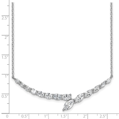 14k White Gold 4 Ct. Lab Grown Diamond VS/SI+ G+ 16 inch Necklace