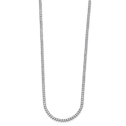 14K White Gold True Origin 8 1/10 Carat Lab Grown Diamond Vs Def 20 Inch Tennis Necklace