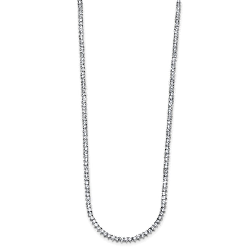 14K White Gold True Origin 8 1/10 Carat Lab Grown Diamond Vs Def 20 Inch Tennis Necklace