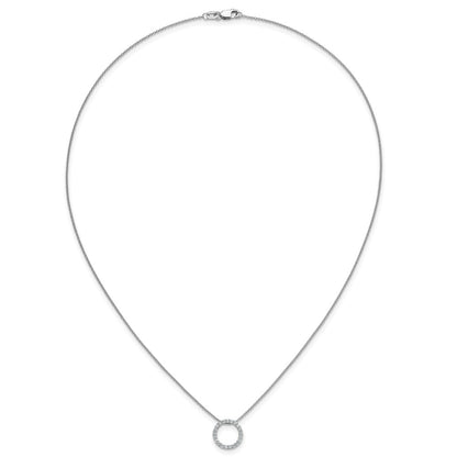 14k Yellow Gold 1/4 Ct. Lab Grown Diamond VS/SI+ G+ 18 inch Round Pendant Necklace