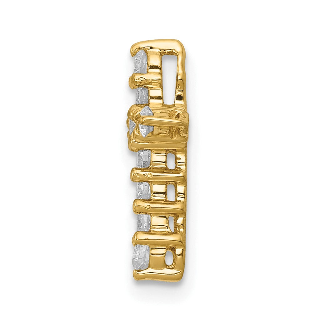 10K Yellow Gold 10K Aa 1/3Ct. Diamond Cross Pendant