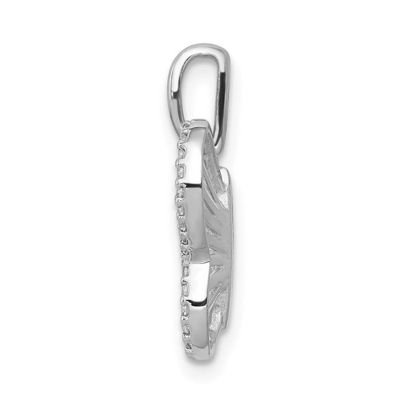 14k White Gold 1/5 Ct. Lab Grown Diamond VS/SI+ G+ Buttlerfly Pendant