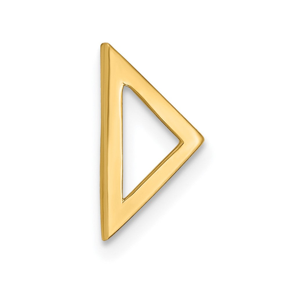14k Yellow Gold 14k Polished Triangle Chain Slide